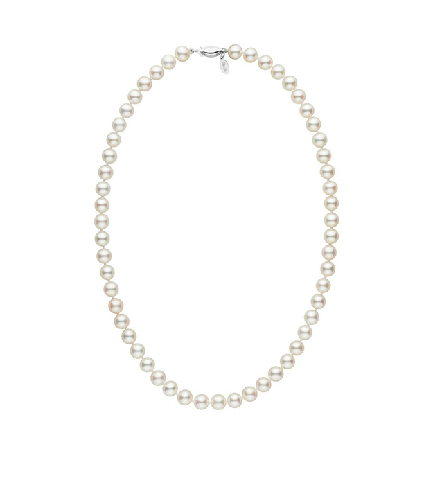 6.5-7mm AAA Quality Freshwater Cultured Pearl Necklace in White 36inch