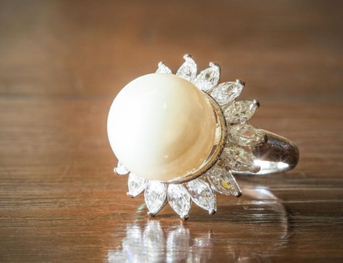 Unveiling the allure of 18k pearl and diamond rings