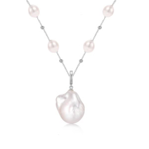 14-18mm Natural Freshwater Baroque Pearl Necklaces