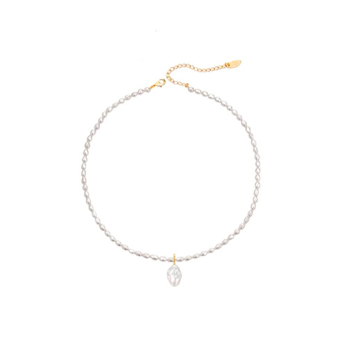 Baroque Pearl Pendant Necklace