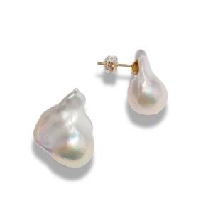 Freshwater Baroque Pearl Earrings