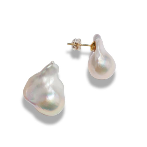 Freshwater Baroque Pearl Earrings