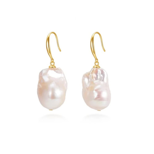 12-16mm Freshwater Baroque Pearl Earrings