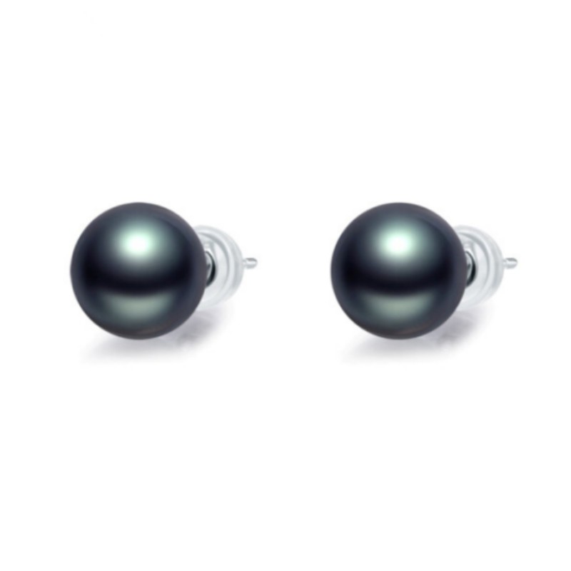 Tahitian PeaCock Pearl Stud Earrings