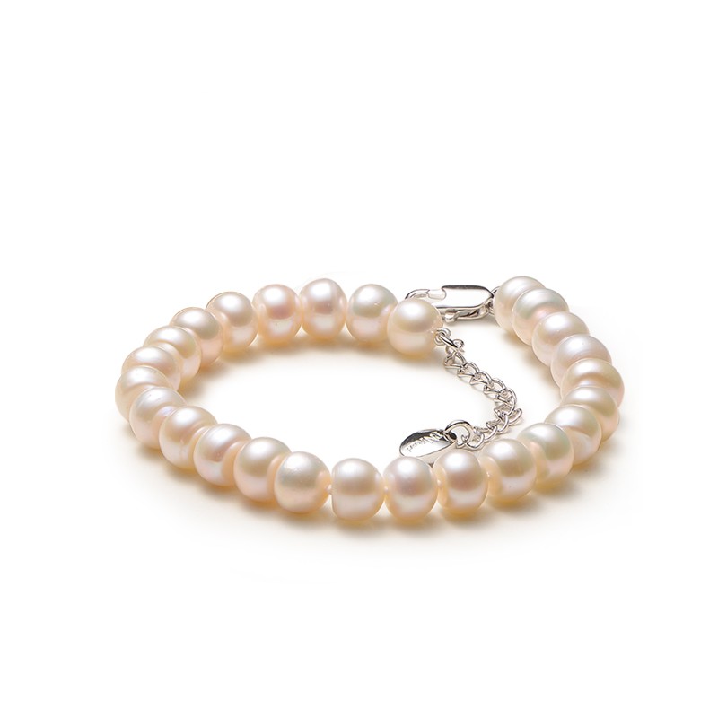 8-9mm AA Quality Freshwater Cultured Pearl Bracelet
