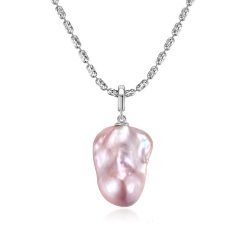 14-17mm Natural Freshwater Baroque Pearl Pendant
