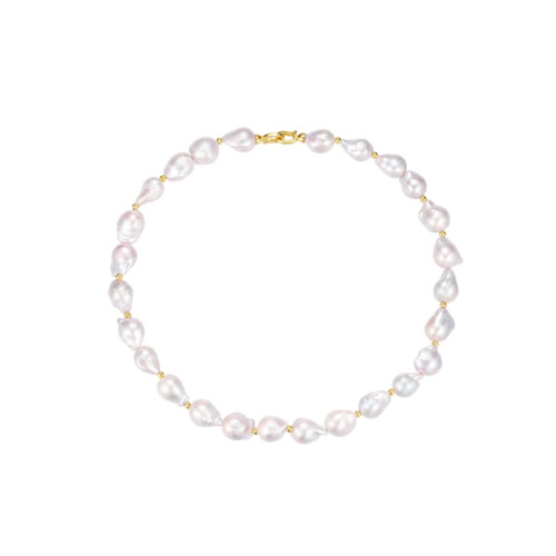 Women Baroque Pearl Necklace